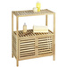 Comodă pentru baie NORVEGIA, culoare bambus natural, Wenko