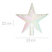 Stea pentru brad de Craciun, 22 cm