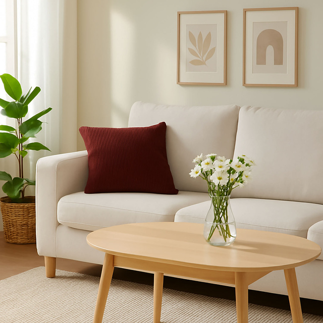 Pernă decorativă din catifea cu margine, 40 x 40 cm