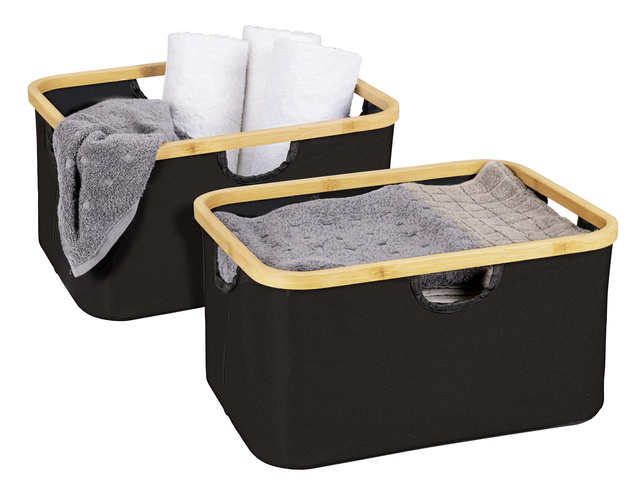 Coș de depozitare, set 2 bucati, Ecori, WENKO