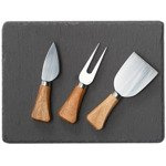 Set 4 piese pentru servirea brânzeturilor, 24x18x0,4 cm, Zeller