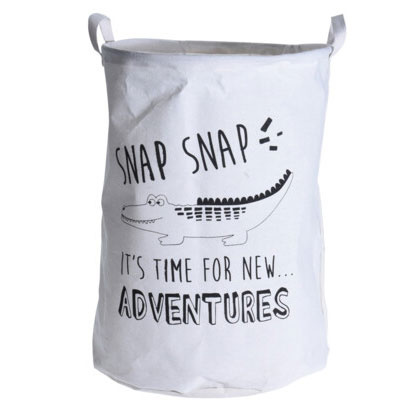 Cos pentru jucarii SAHARI, cu doua manere, Ø 40 cm