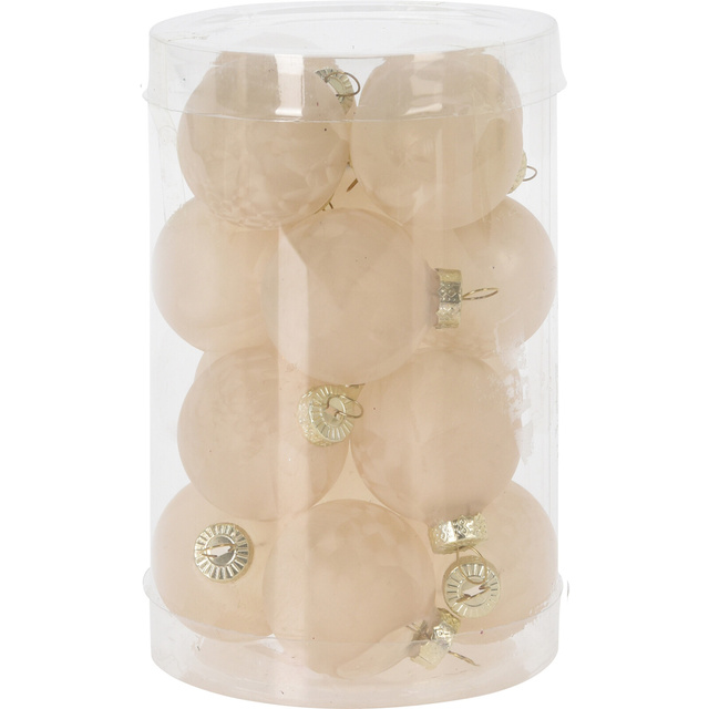 Set globulete de sticla, 16 bucati, Ø 3,5 cm