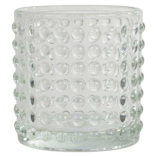 Suport lumanari cu model în relief ARTY, Ø 7 cm