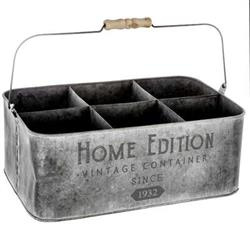 Jardiniera metalica HOME EDITION in stil vintage, 36,5 x 23,3 x 13,9 cm