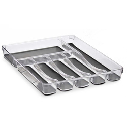 Organizator pentru sertar pentru tacâmuri, baza antiderapanta