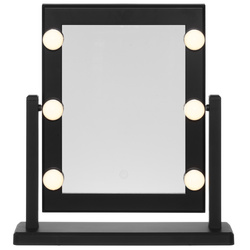 Oglindă de machiaj cu lumini LED, 37 x 41 cm