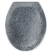 Capacul de toaletă OTTANA GRANIT - Duroplast, cu cădere lentă, WENKO, gri închis
