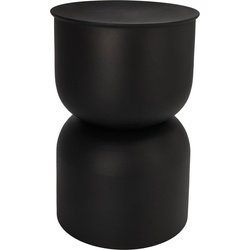 Masa coloană DISA, mată, Ø 31 cm, neagră