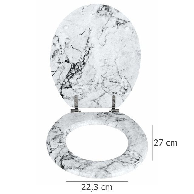 Onyx, MDF, capac de toaletă WENKO