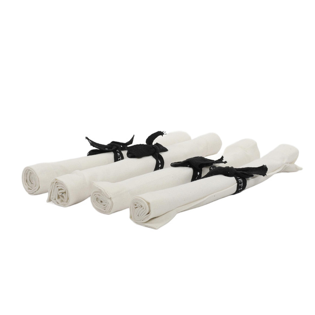 Set de suporturi pentru farfurii din bumbac, 4 bucati, 48 x 33 cm