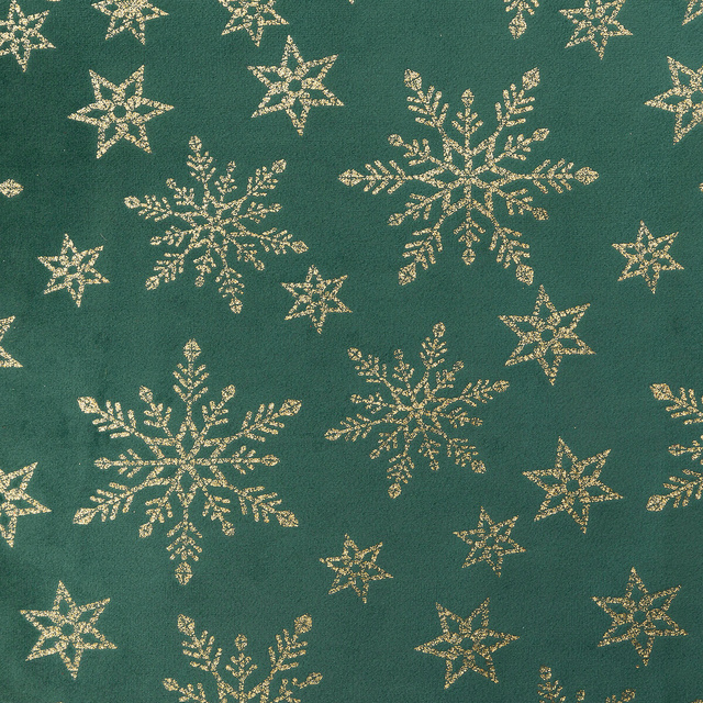 Traversa de masa cu fulgi de zapada cu sclipici, 28 x 300 cm