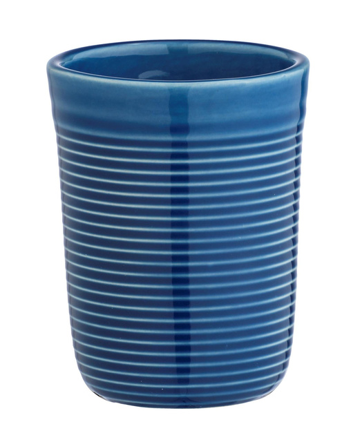 Suport periuta de dinti SADA, ceramica, bleumarin, Ø 8 cm, Wenko