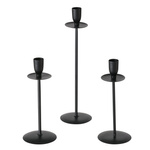 Set sfeșnice metalice, CHESIL, 20, 26 și 30 cm