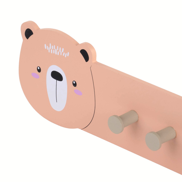 Umeraș MDF cu motiv animal, 47 x 14,5 cm