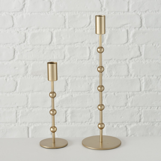 Un set de sfeșnice aurii, KIMBERLY