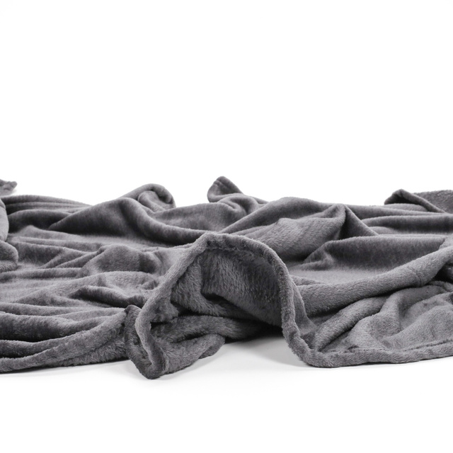 Pătură din pluș 130 x 160 cm, maro