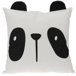 Perna de plus cu urechi Safari, din bumbac, 40 x 40 cm
