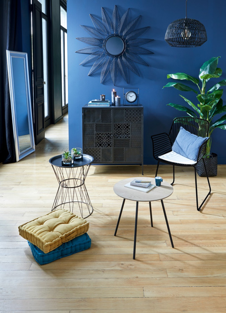 Perna pentru stat pe jos, 40x40x8 cm, galben