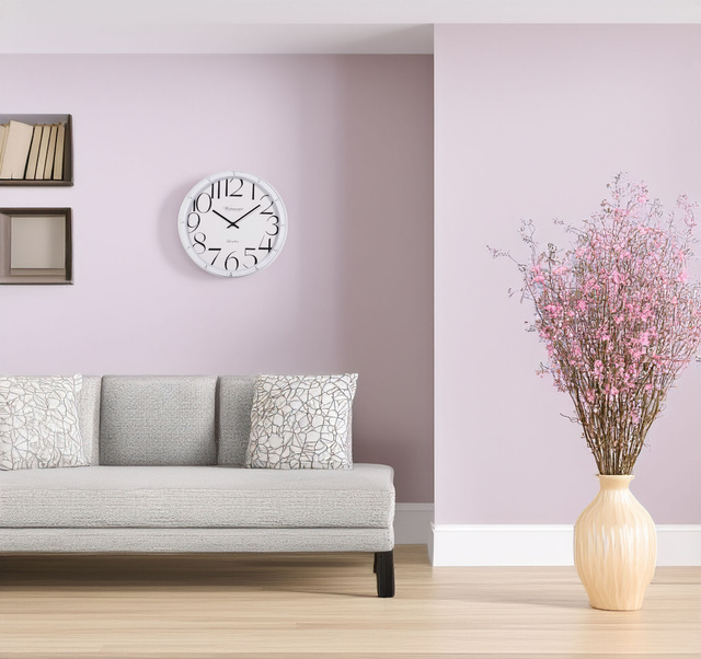 Ceas de perete cu cifre mari, Ø 40 cm