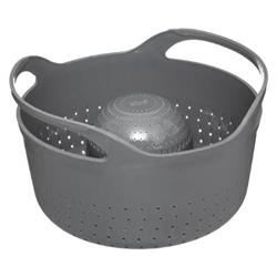 Strecurătoare 2-în-1, plastic, gri