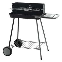 Grătar dreptunghiular KARMILA cu roți, 79,5 x 45 x 84,5 cm