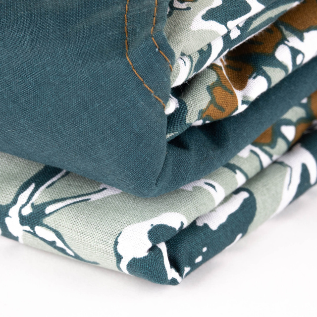 Lenjerie de pat din bumbac cu Deco Pattern, reversibila, 220 x 240 cm