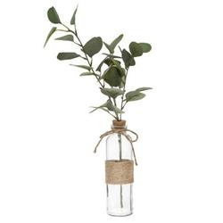 Crenguță de eucalipt artificiala în vază, 48 cm