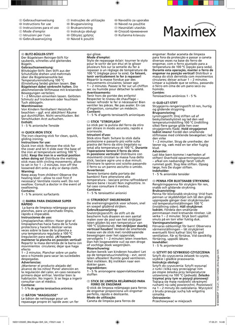 Baton de curatat fier de calcat, 2 bucati, WENKO
