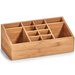Organizator pentru cosmetice, accesorii de birou - 16 compartimente, bambus, ZELLER