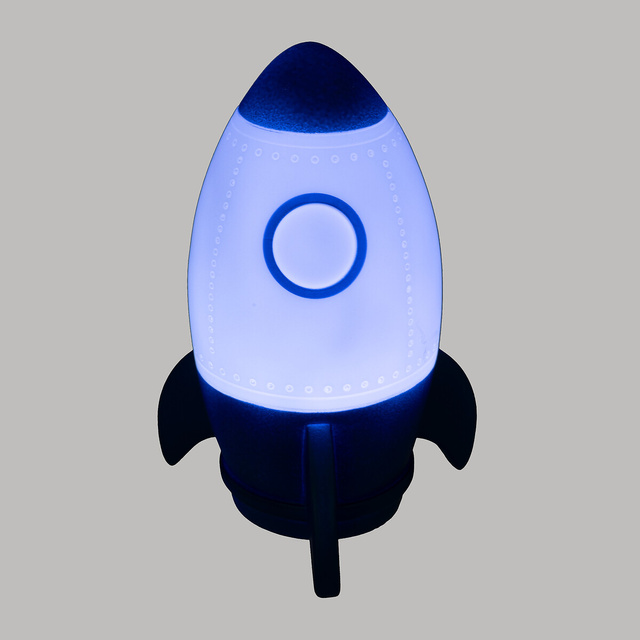 Lampa pentru camera copii racheta spatiala SPACE, 14 cm
