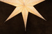 Stea de hârtie cu model perforat, 75 cm, cu 7 brațe