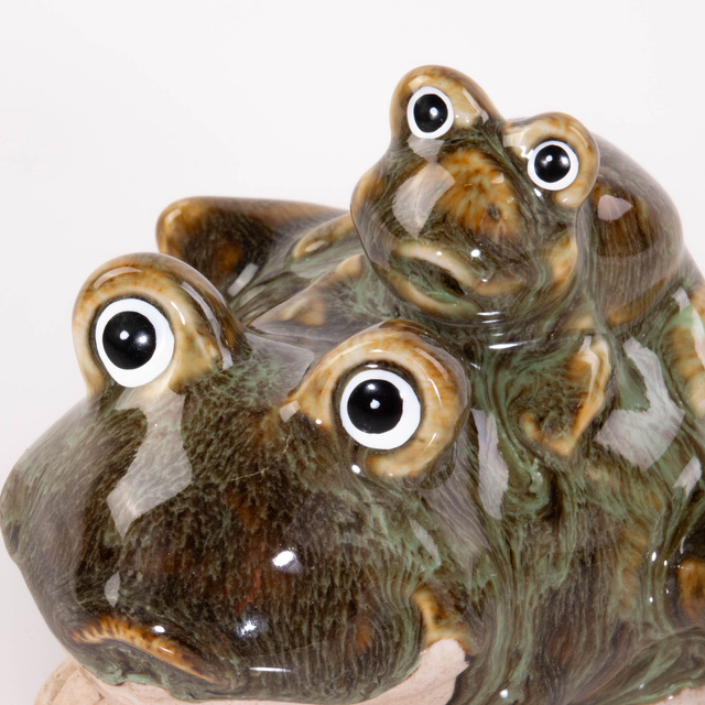 Figurina broasca, decor gradina, 10 x 11 cm