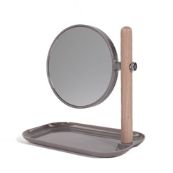 Oglinda cosmetica cu tava metalica