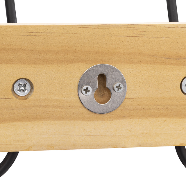 Cuier de perete cu 6 carlige, 77 cm