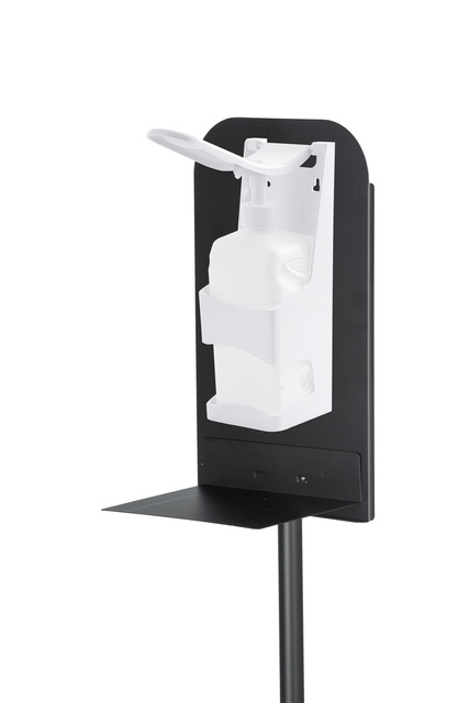 Dispenser sapun lichid sau dezinfectant Palizzi, Alb, 22x22x29 cm, ALLSTAR