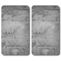 Plite protectie din sticlă, 2 bucăți, Kesper,  DARK CONCRETE