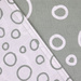Set lenjerie de pat din bumbac Dots, reversibil, 220 x 240 cm