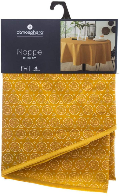 Fata de masa rotunda imprimata, Ø 180 cm