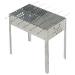 Grătar cu cărbuni și frigărui MUSTANG, 50 x 30 cm