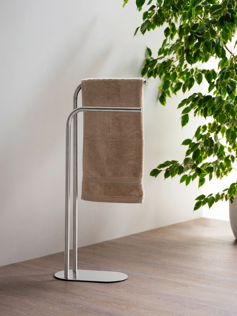 Suport metalic pentru prosoape LEVANTE, înălțime 79 cm