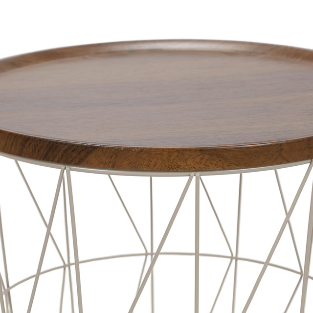 Masuta laterala cu cos, 37 x 39 cm