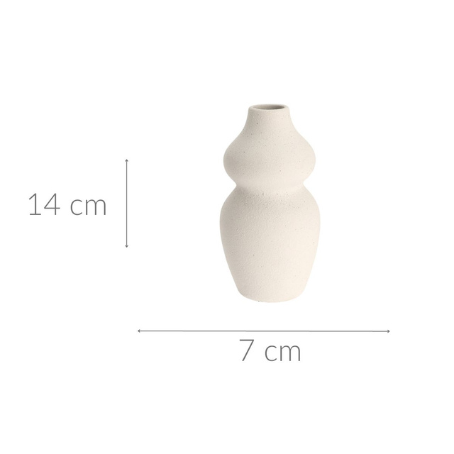 Vaza decorativa din ceramica, inaltime 14 cm