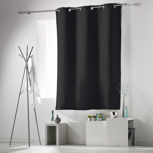 Perdea opaca cu ochiuri, 140 x 180 cm