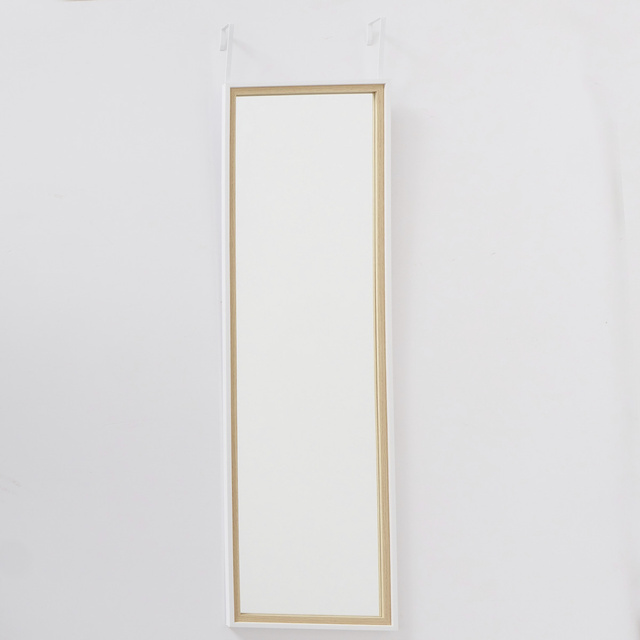 Oglindă Chason, Oglindă de perete, H 118 cm, L 34 cm, MDF, Oglindă din sticlă amestec de culori