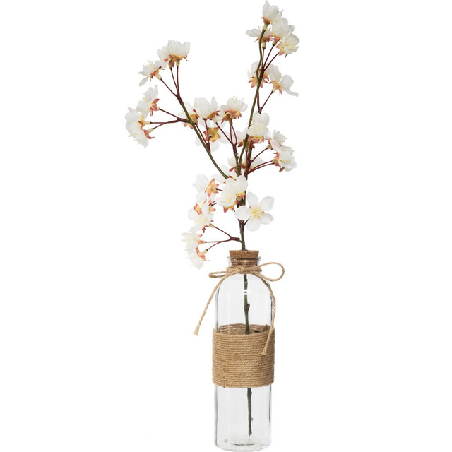 Vaza din sticlă transparentă, 46x6 cm, Atmosphera