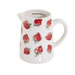 Carafa ceramica Strawberry, cu model capsuni, 500 ml