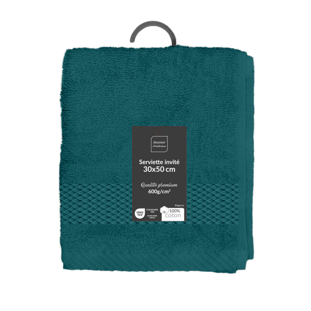 Prosop de mână din bumbac moale, CELADON, 30 x 50 cm