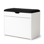 Dulap pentru pantofi cu loc de șezut și rafturi retractabile VAULT, 57 x 30 x 53 cm