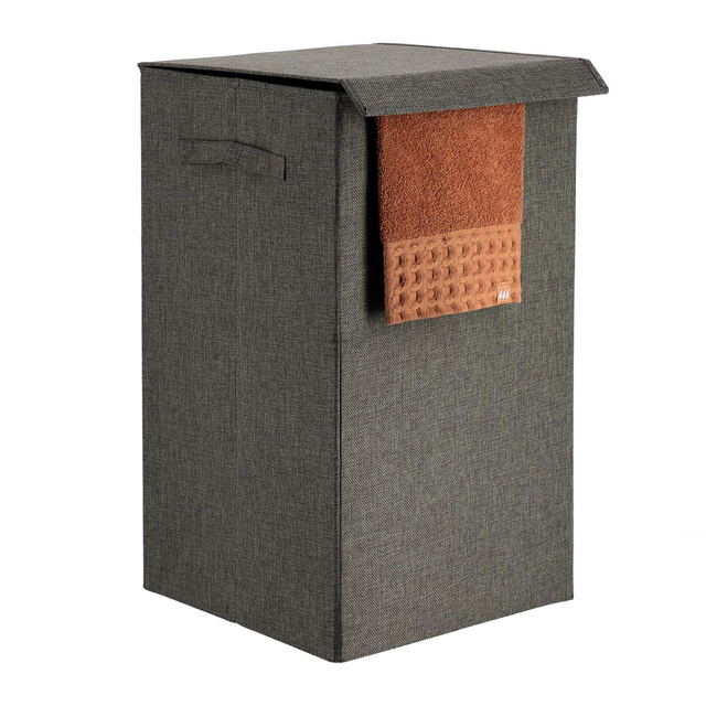 Coș de rufe textil LAGOM, închis, 70 l